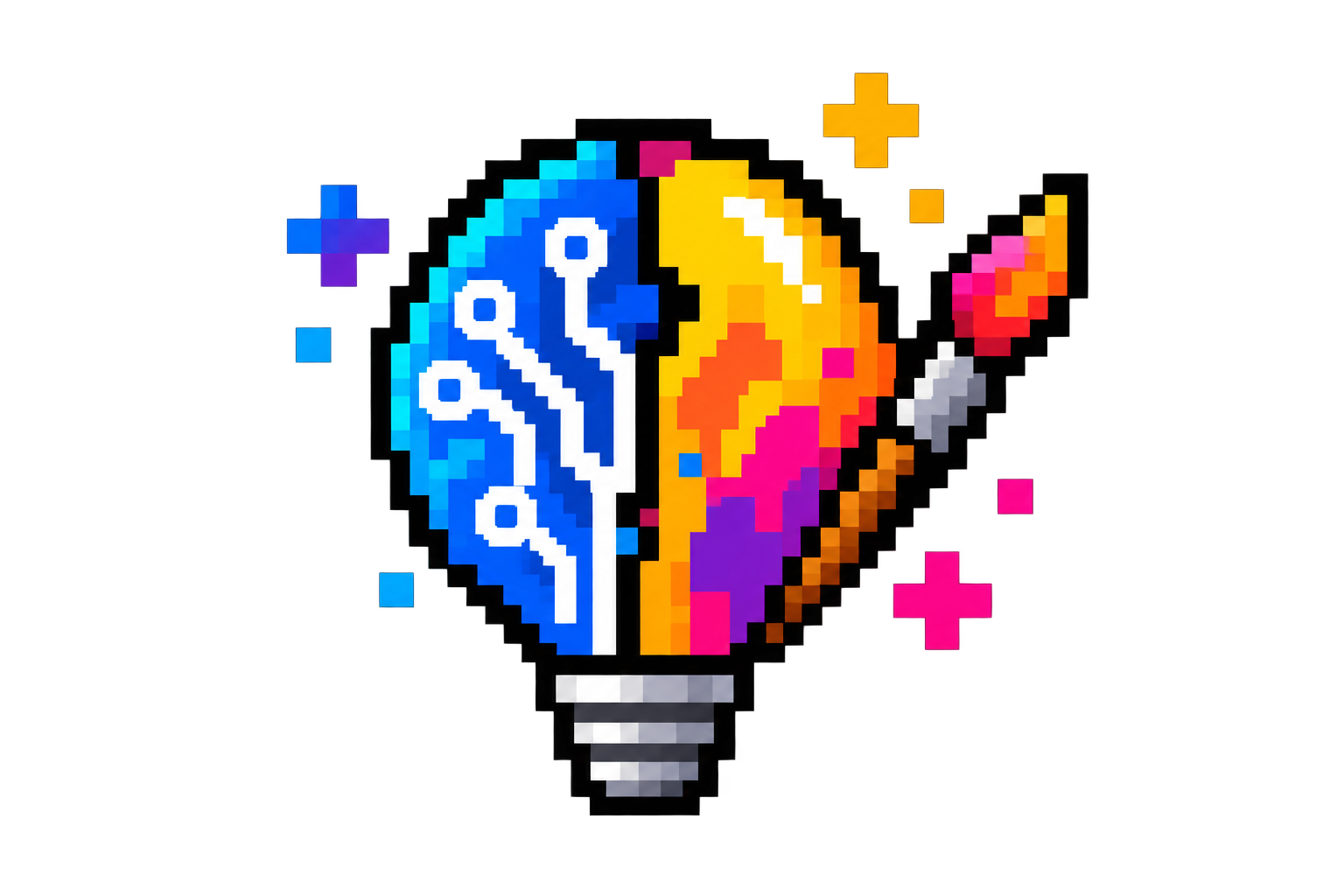 Tecnología + creatividad bombilla